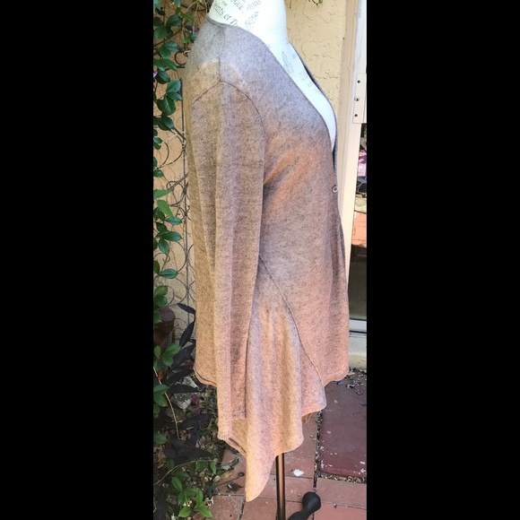🎉H-P🎉 EILEEN FISHER Sexy n’ Soft Taupe / Greige Neutral Linen Sweater - Picture 3 of 11